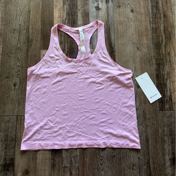 Lululemon NWT Swiftly Tech Racerback Tank Top 2.0 *Race Length Vita Pink Size 14 - Picture 2 of 5